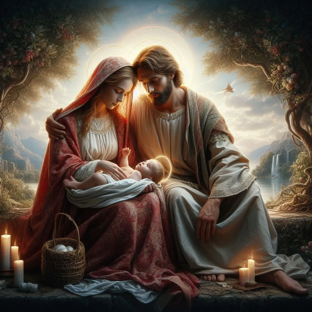 Świętej Rodziny: Jezusa, Maryi i Józefa 